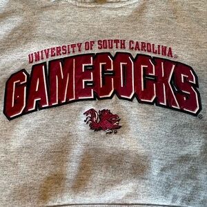 Vintage NCAA by KA USC Gamecocks Hoodie Embroidered Logo XL Kangaroo Pocket